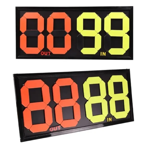 Tableau / bloc / Panneau De Changement De Joueurs De Football Manuel, - Image 2